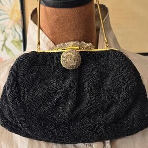 Vintage Michel Swiss French Hand Beaded Purse